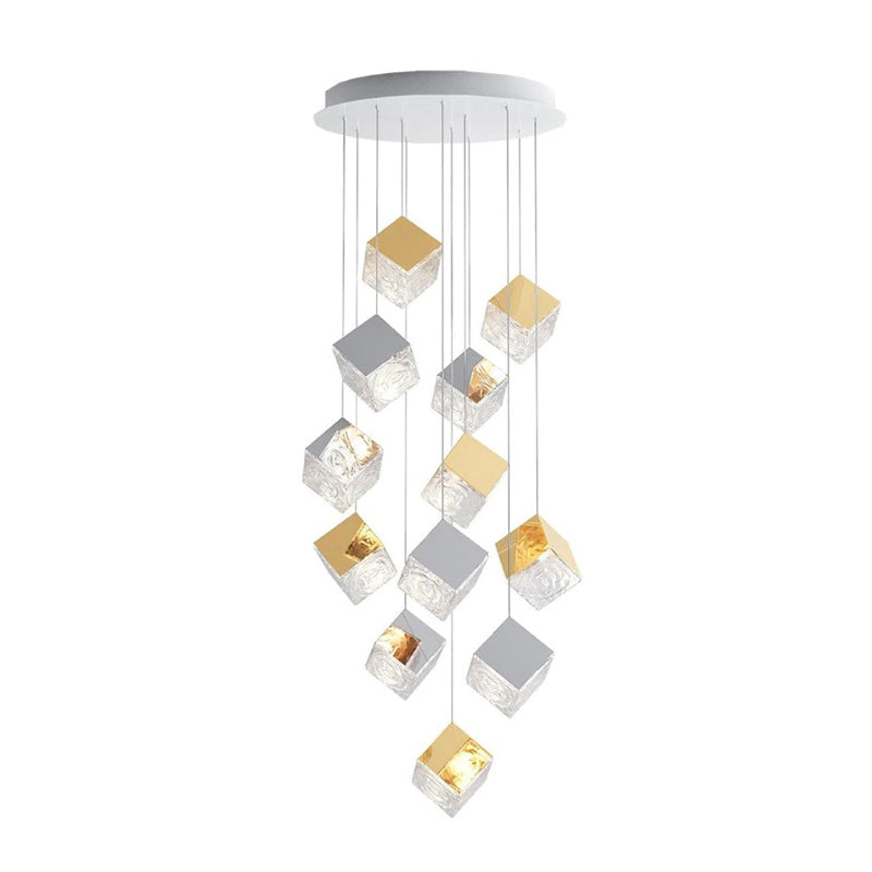 Ice Crystal Cube Pendant