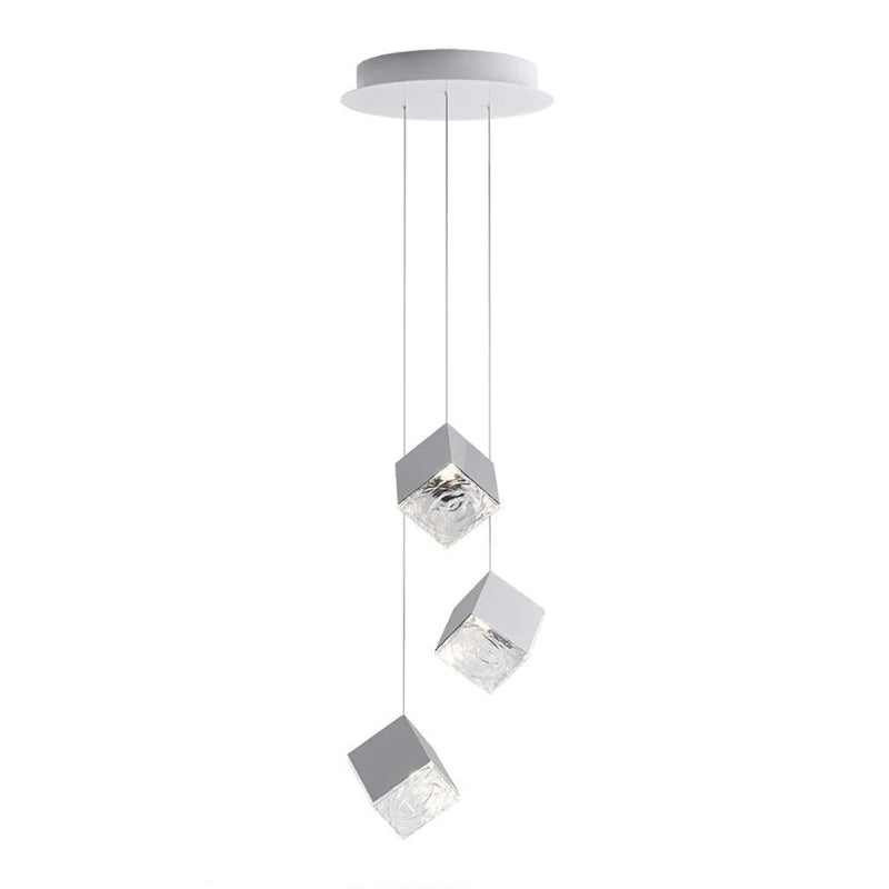 Ice Crystal Cube Pendant