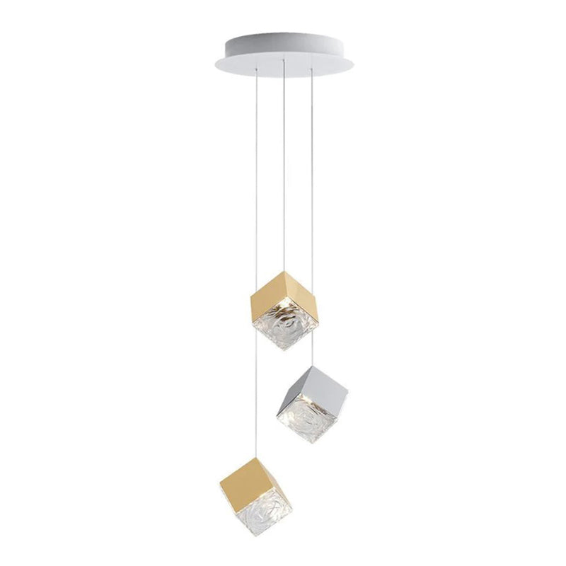 Ice Crystal Cube Pendant