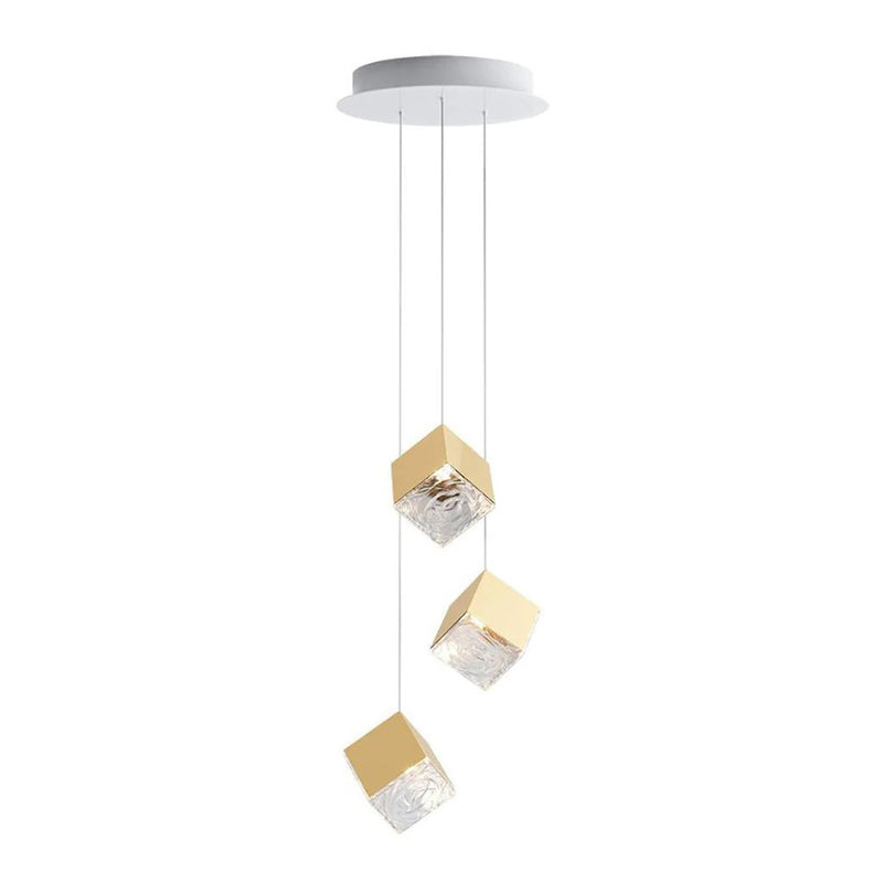Ice Crystal Cube Pendant