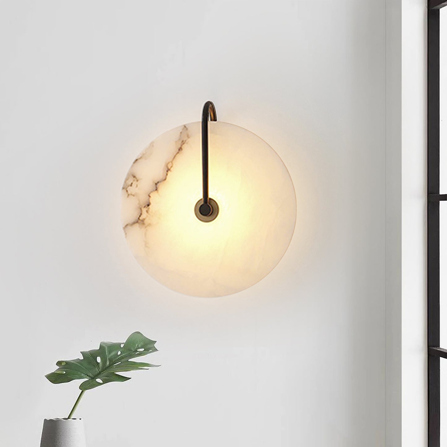 Alabaster Sconce