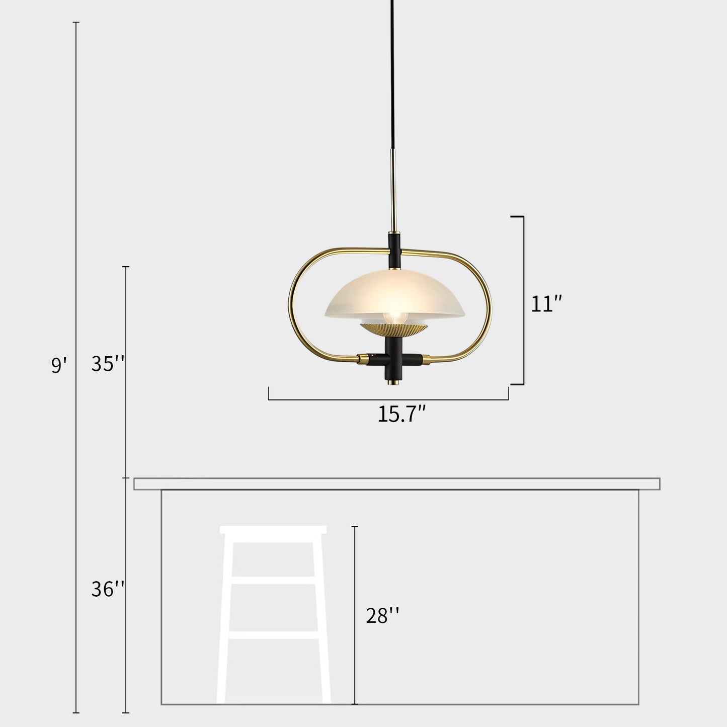 Aperture Pendant Light