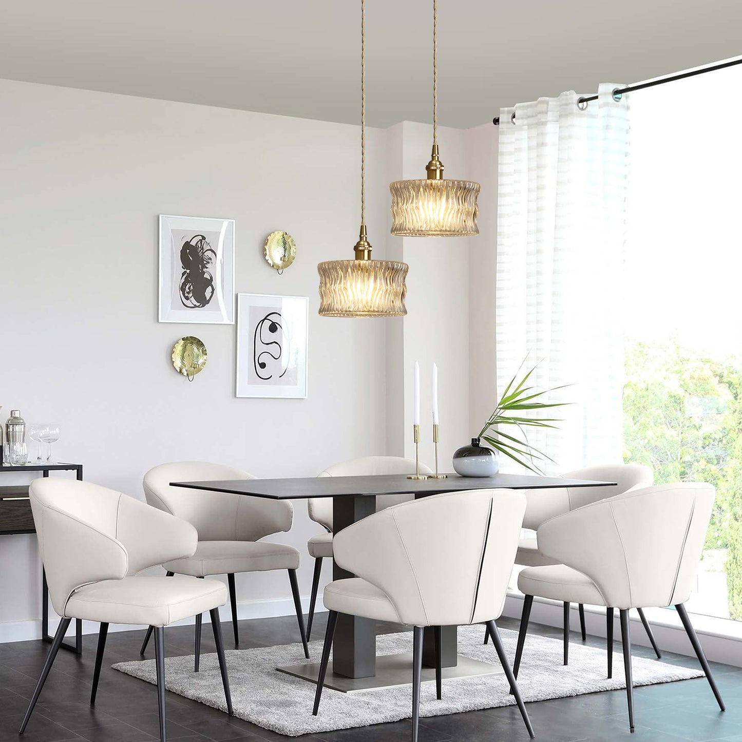 Clear Glass Pendant Lamp