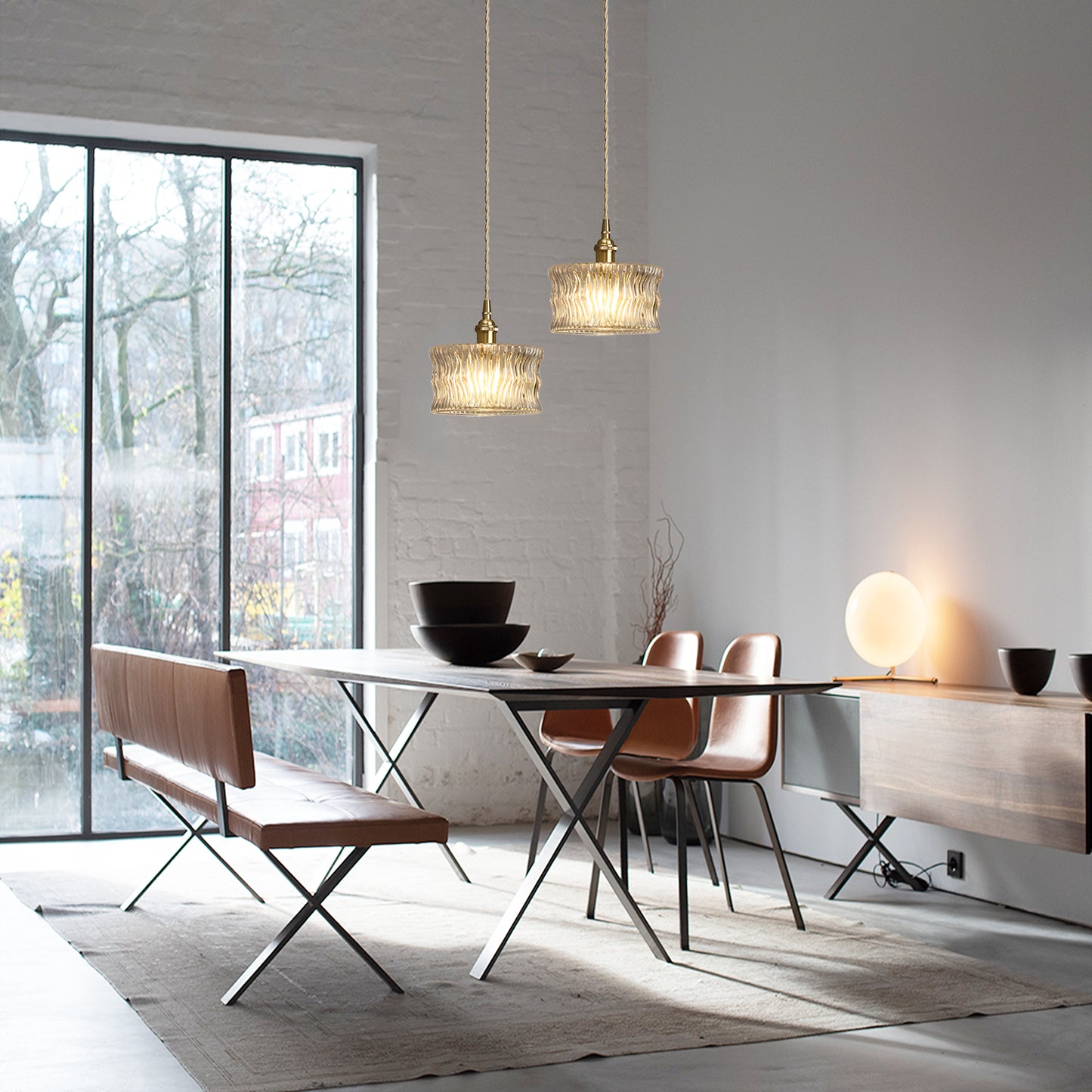 Clear Glass Pendant Lamp