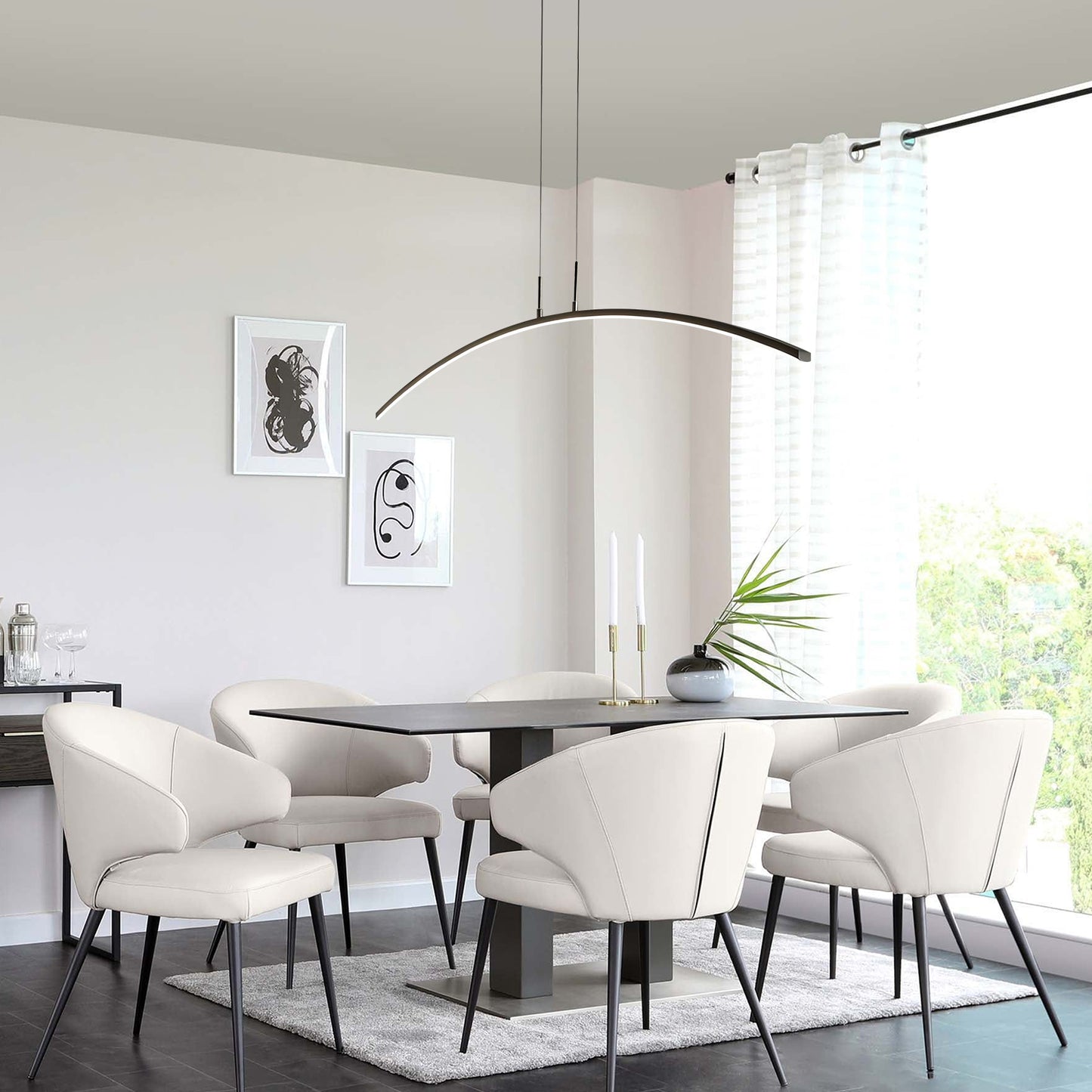 Curved Pendant Lamp