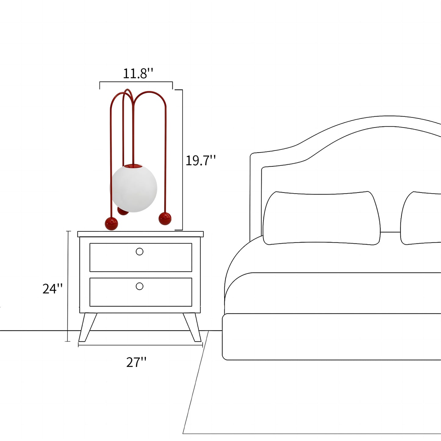 Fontana Multi Globe Table Lamp