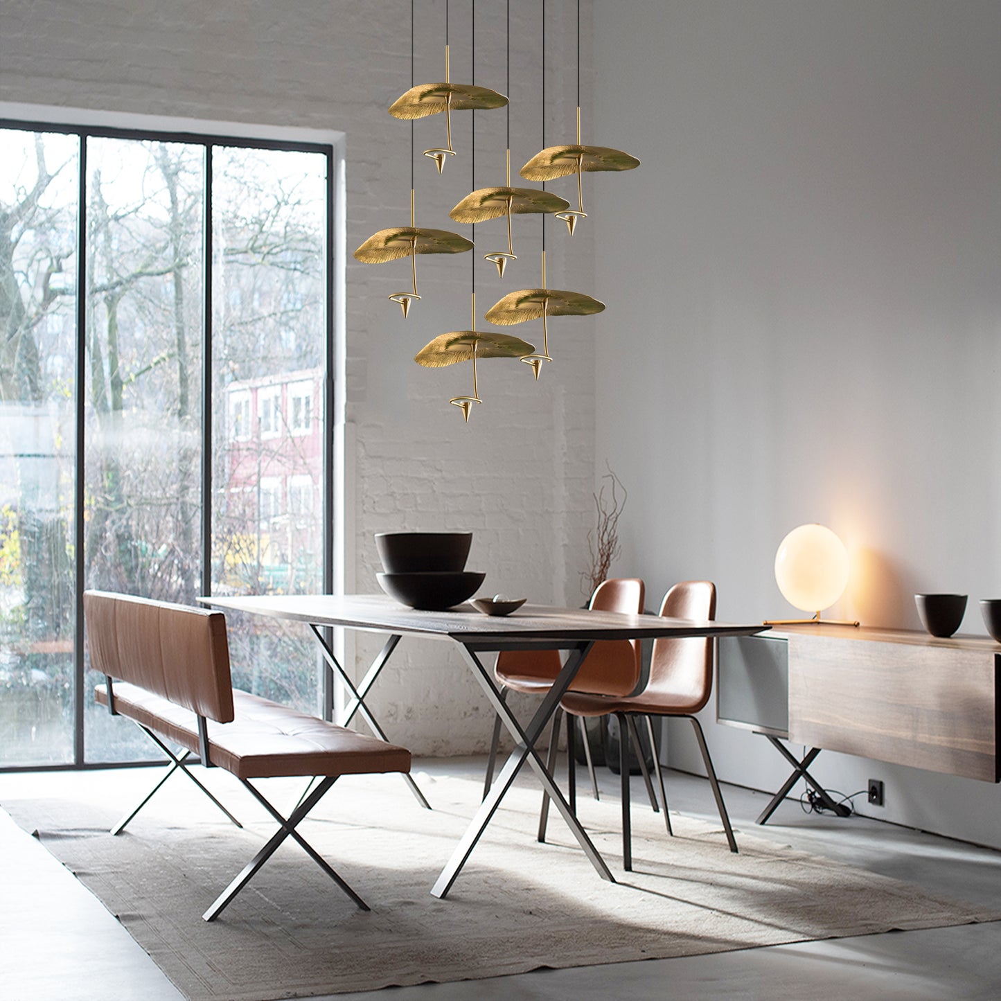 Lotus Leaf Chandelier