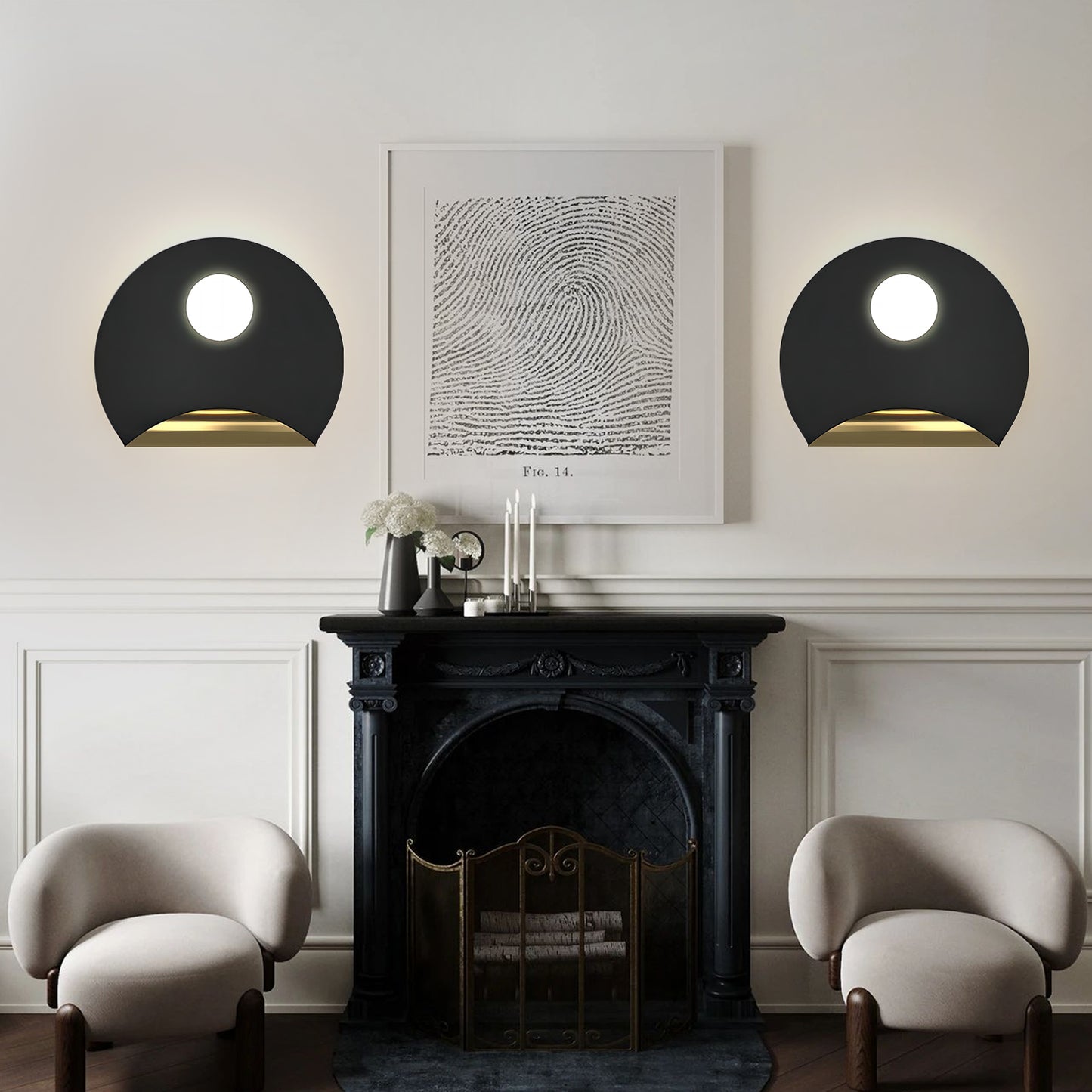Lunar Halo Sconce