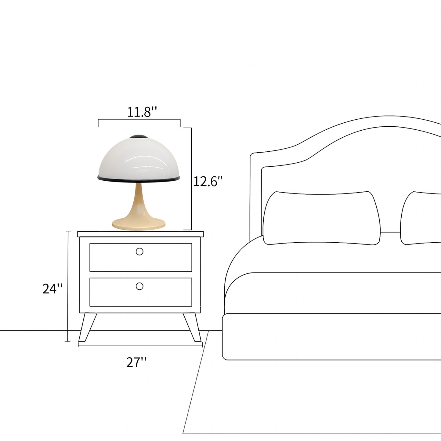Medieval Mushroom Table Lamp