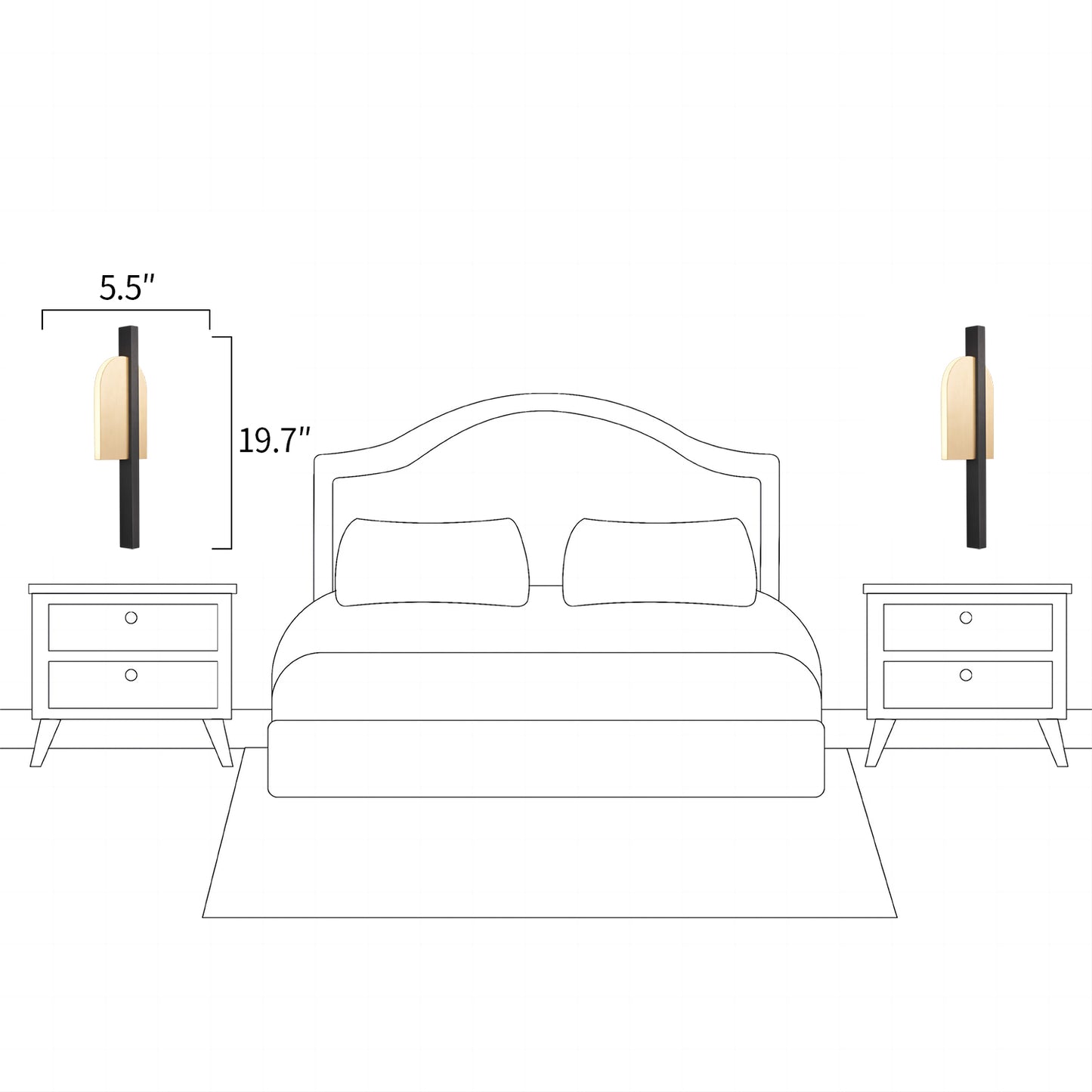Minimal Single Sconce