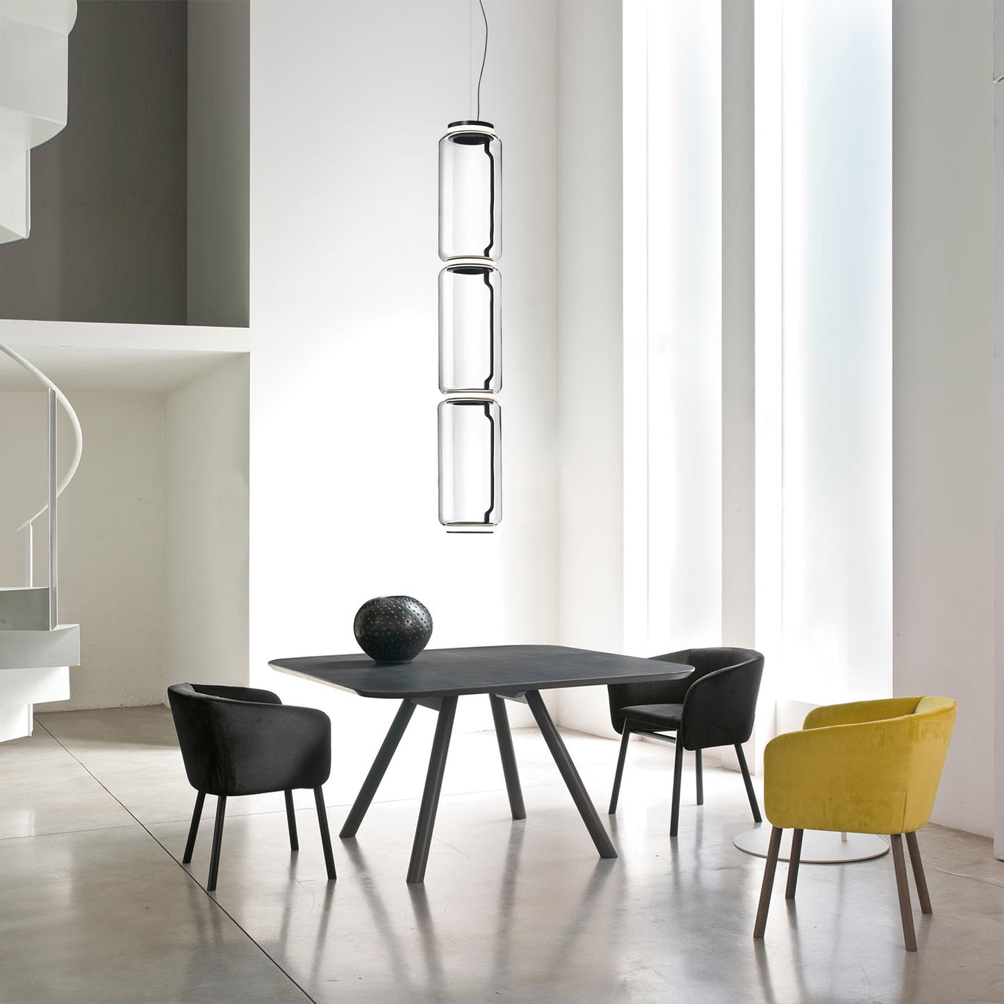 Noctambule Glass Pendant Lamp-B