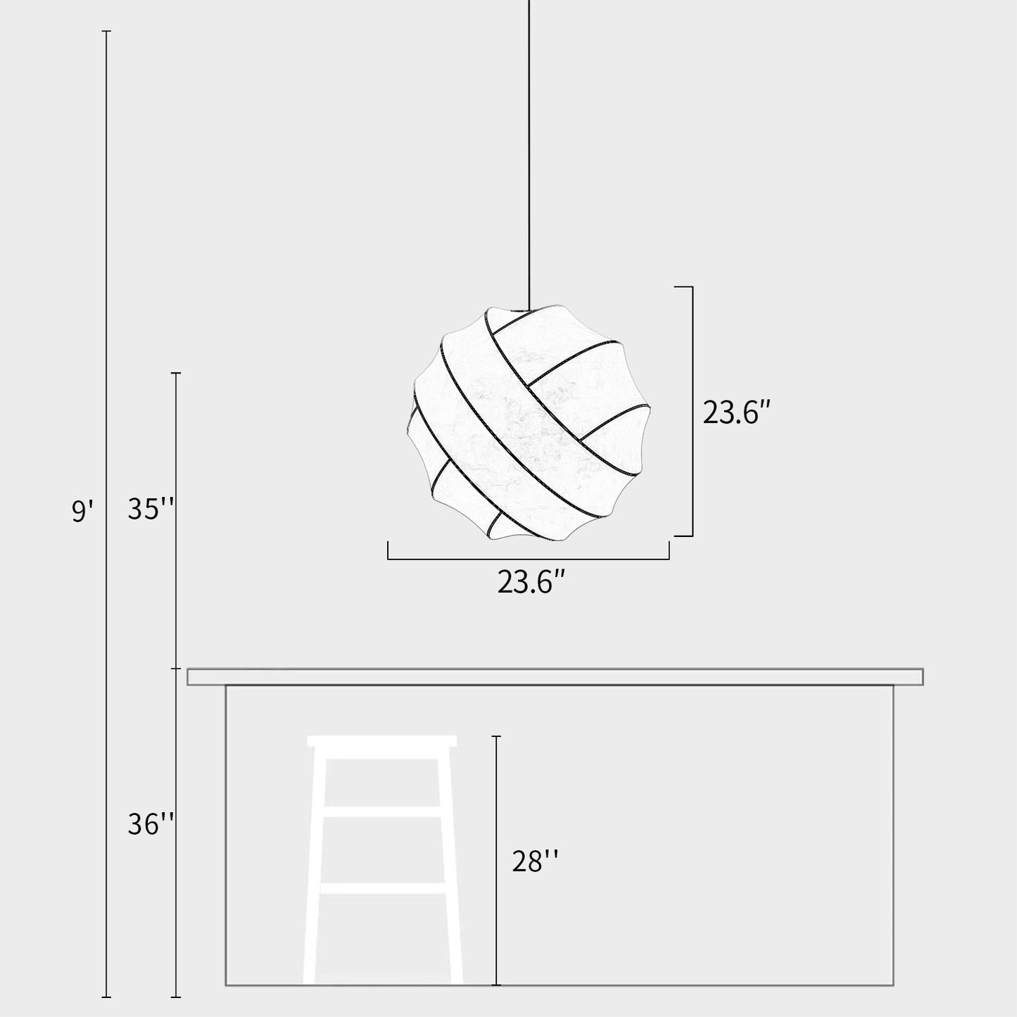 SilK Turner Pendant Light