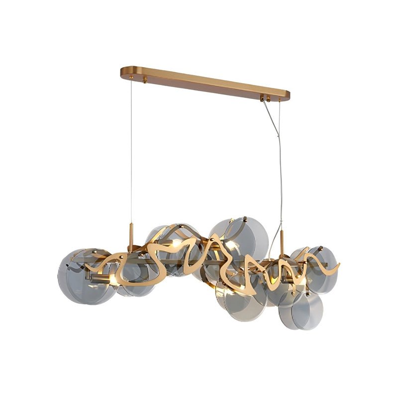 Artichoke Glass Chandelier