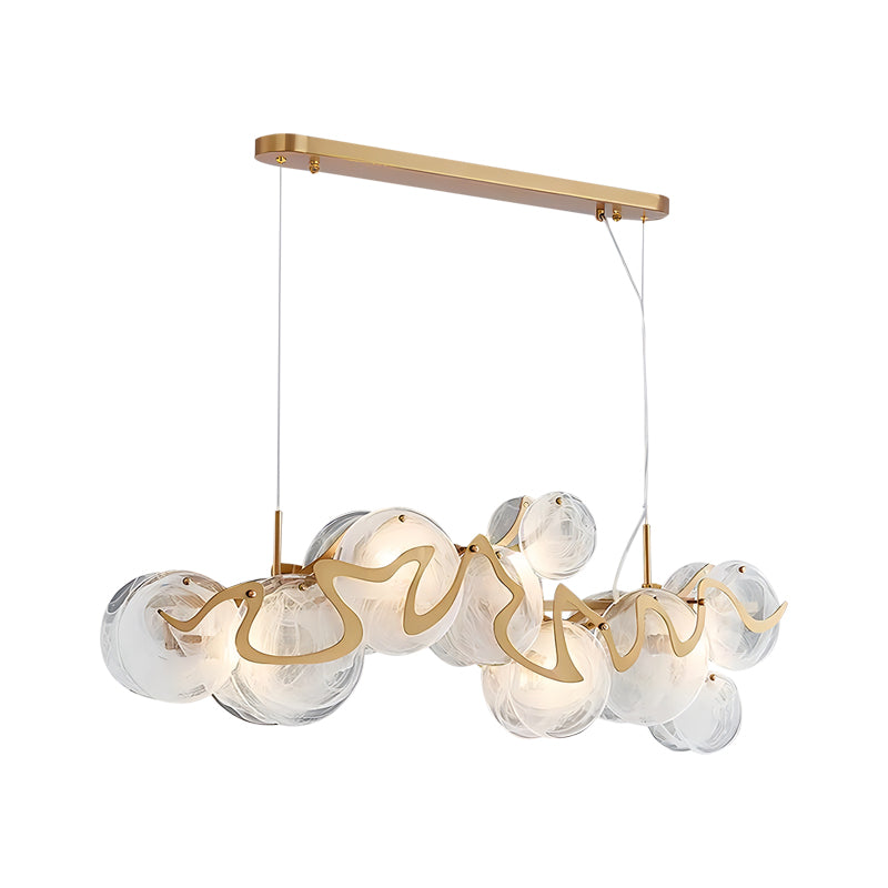 Artichoke Glass Chandelier