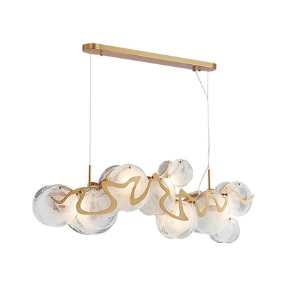 Artichoke Glass Chandelier