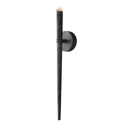 Brass Torch Sconce