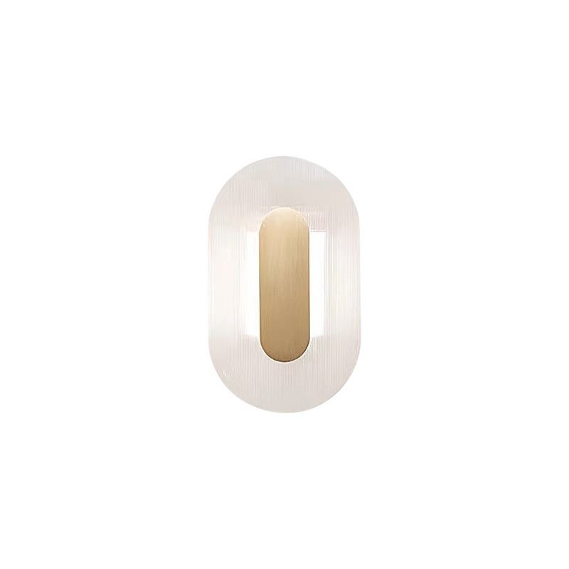 Button Glass Wall Lamp