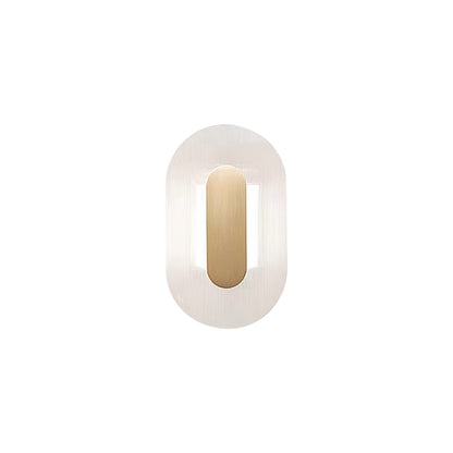 Button Glass Wall Lamp