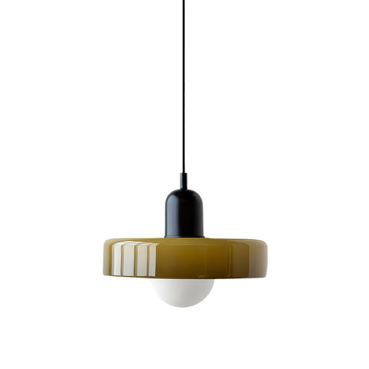 Ceramic Disc Pendant Lamp