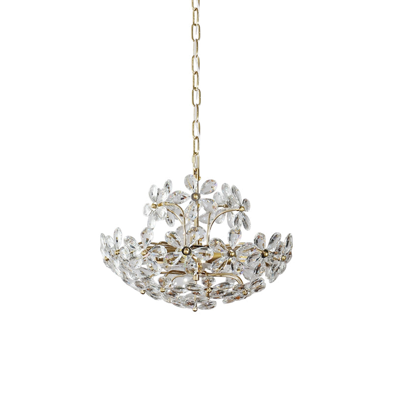 Crystal Flower Chandelier
