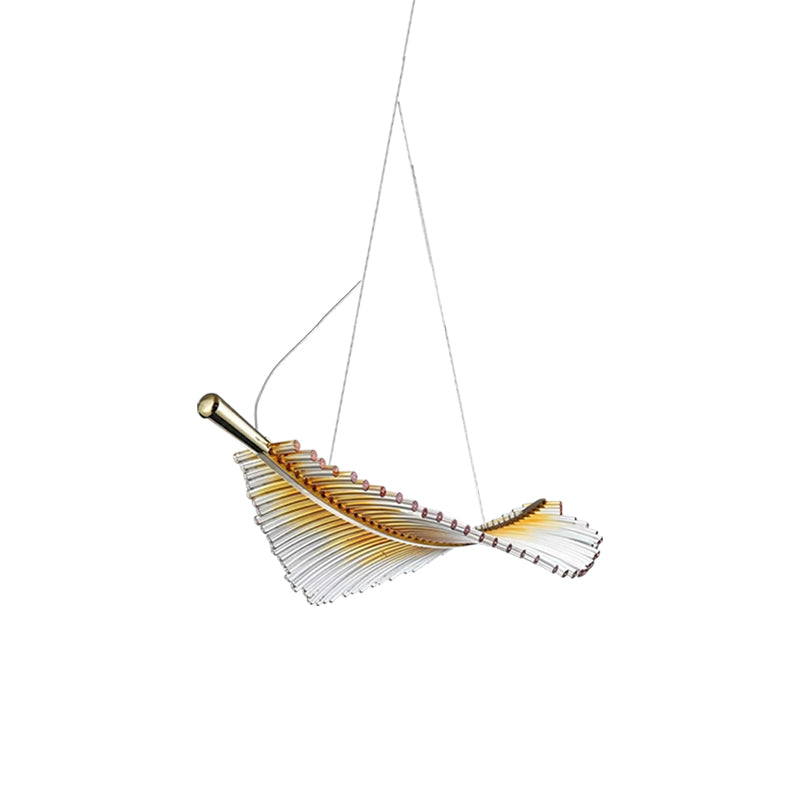 Feather Leaf Pendant Light