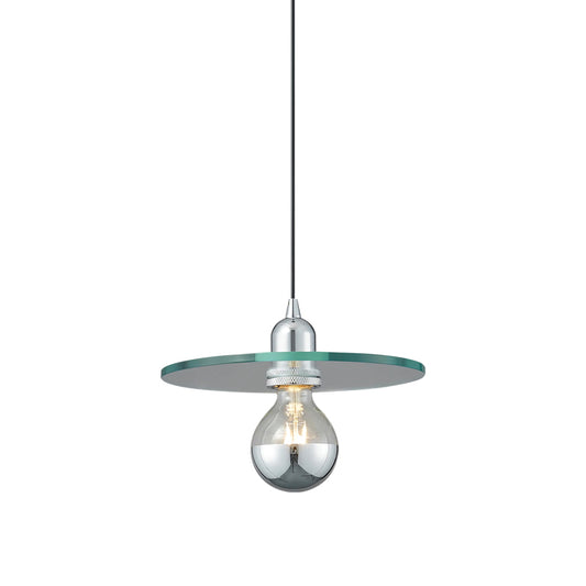 Flat Glass Pendant Light