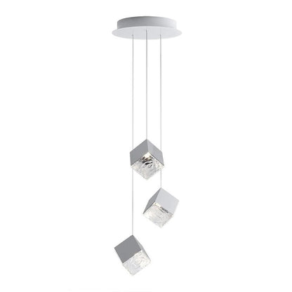 Ice Crystal Cube Pendant
