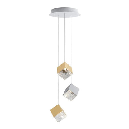 Ice Crystal Cube Pendant