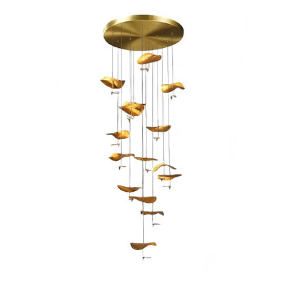 Lotus Leaf Chandelier