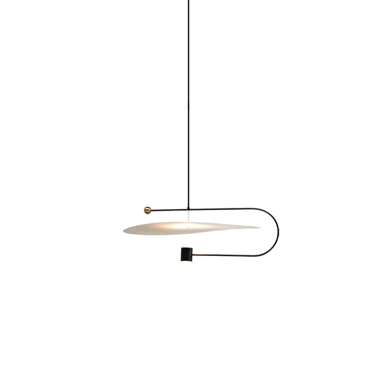 Wide Disc Pendant Light