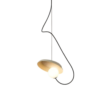 Wire Round Pendant Light