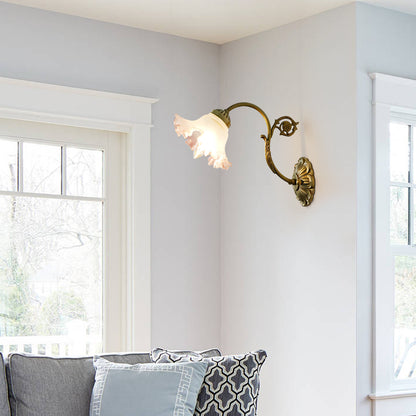 Flower Glass Sconce