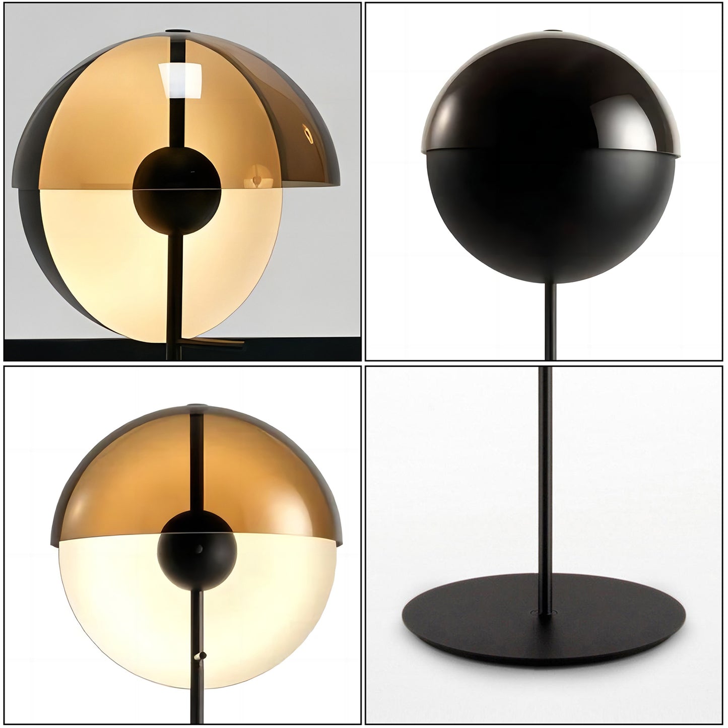 Theia Glass Floor Lamp