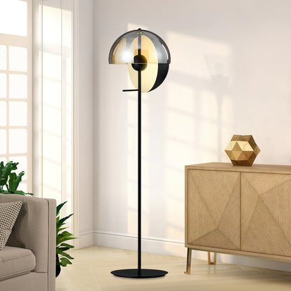 Theia Glass Floor Lamp
