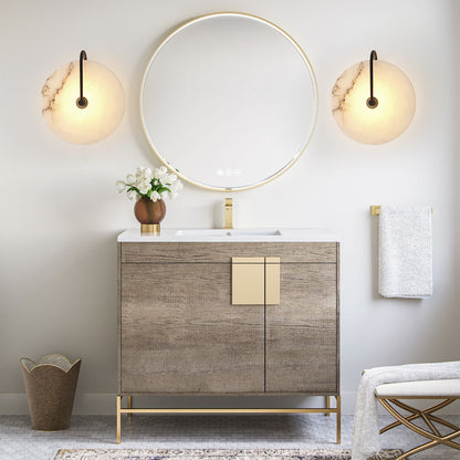 Alabaster Sconce