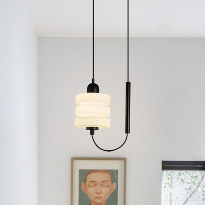 Alabaster Triple Pendant