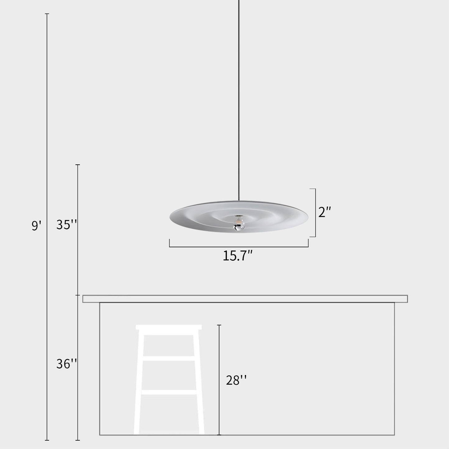 Alma Ripples Pendant Lamp