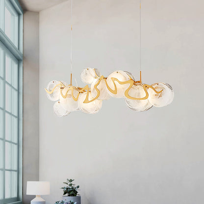 Artichoke Glass Chandelier