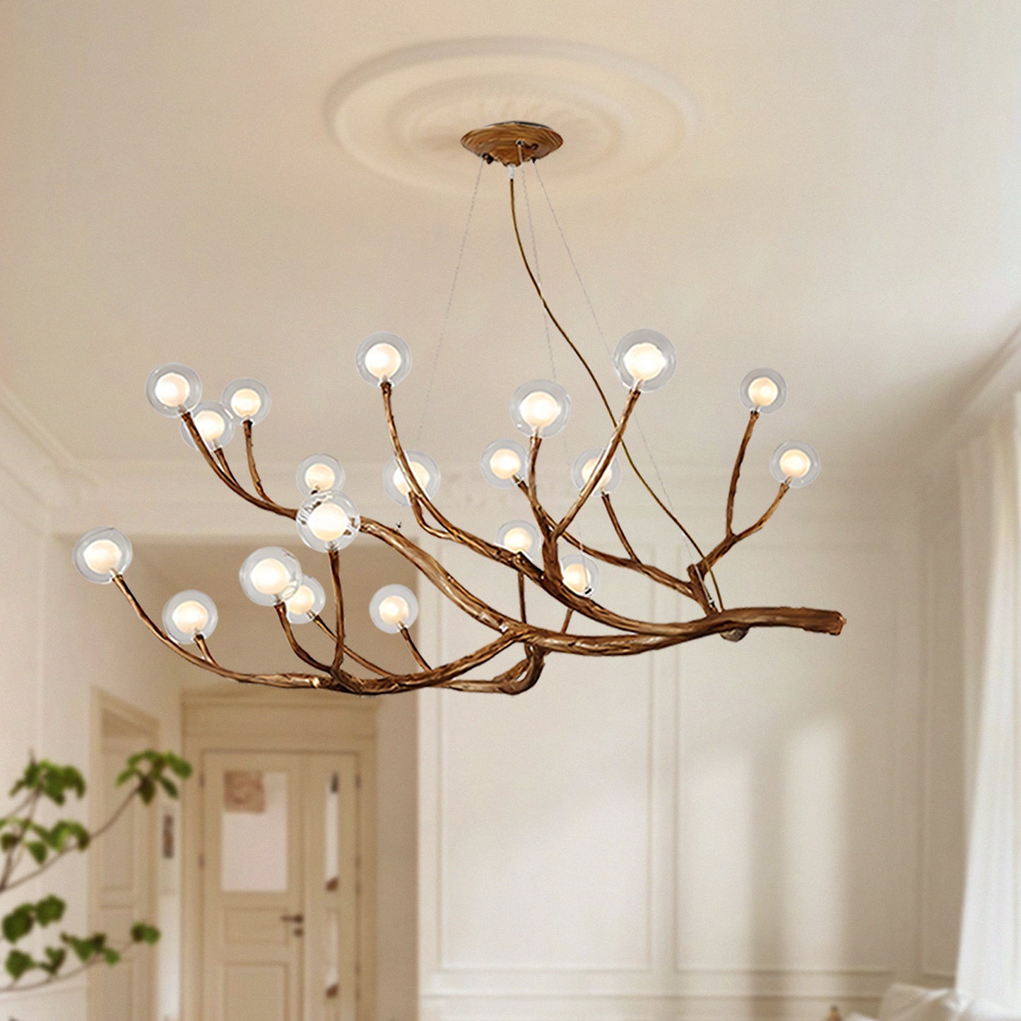 Branch Bubble Ball Chandelier