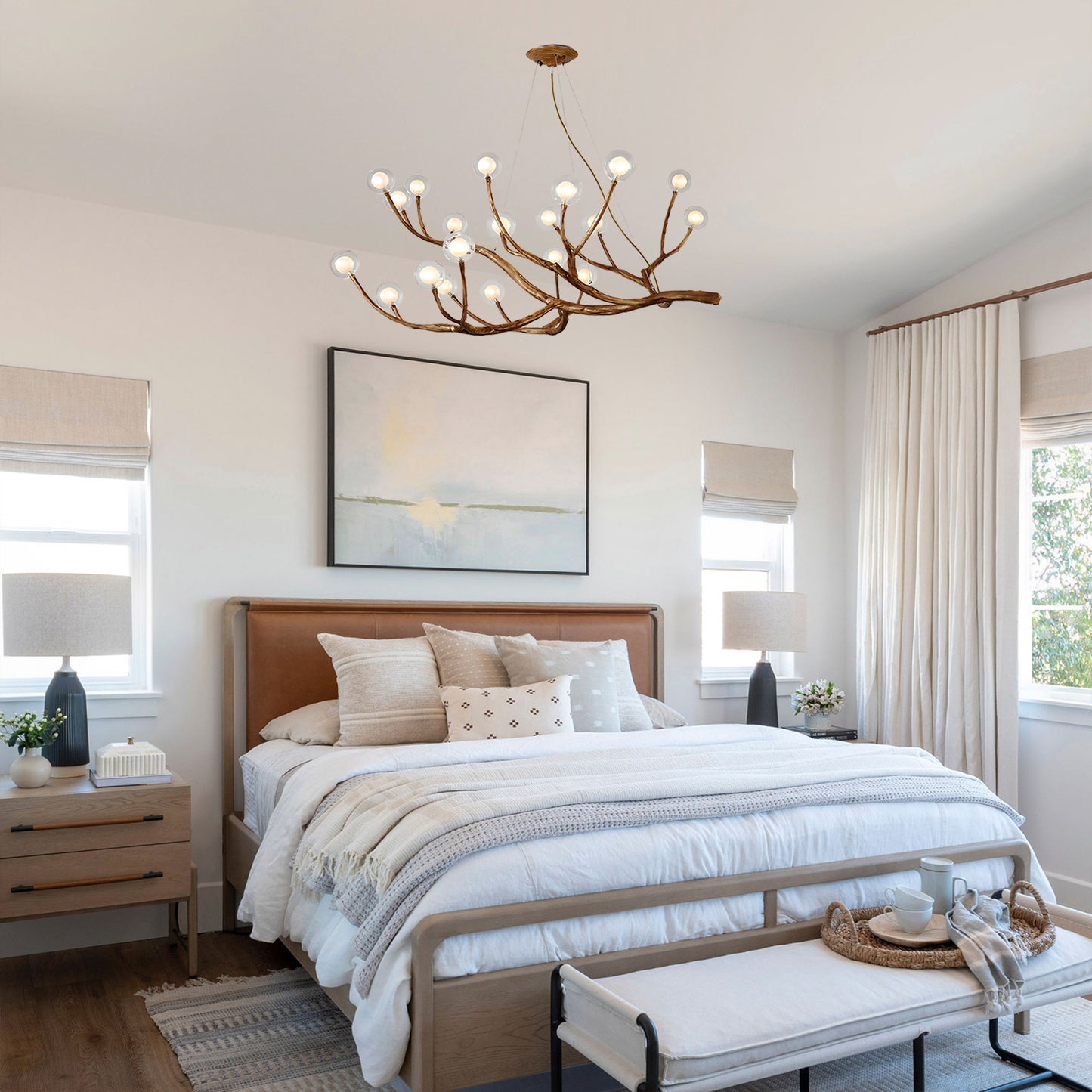 Branch Bubble Ball Chandelier