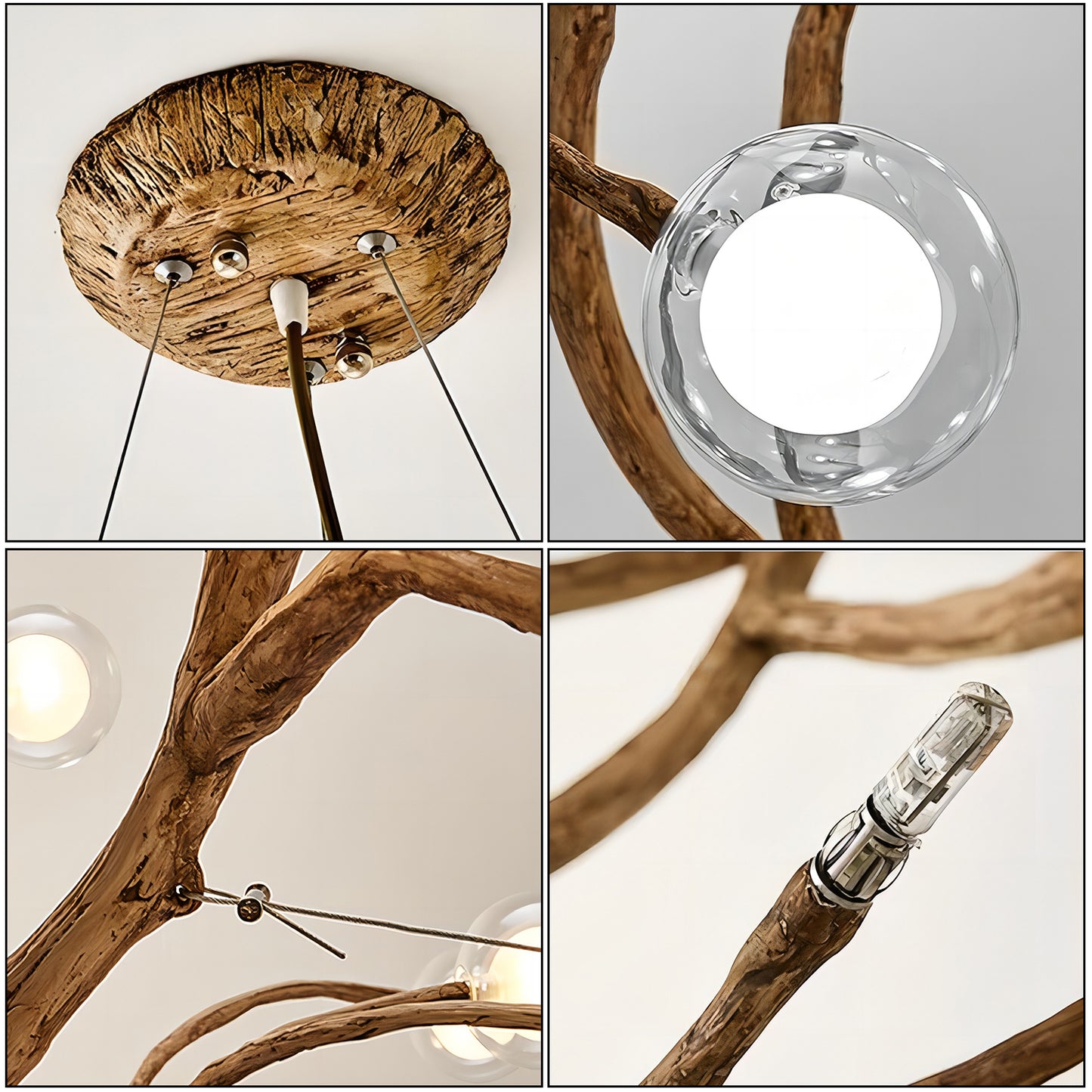 Branch Bubble Ball Chandelier