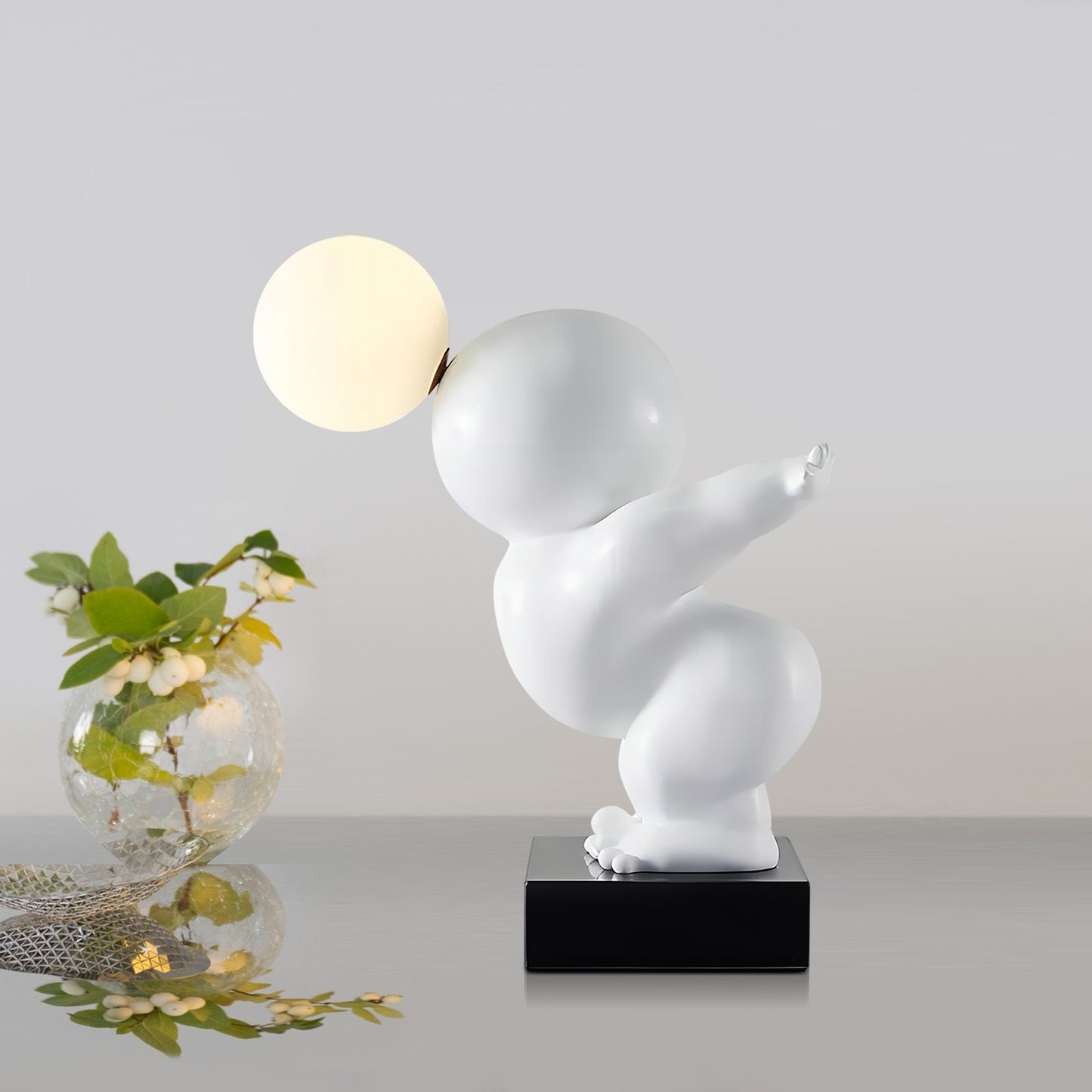 Bubble Figure Table Lamp