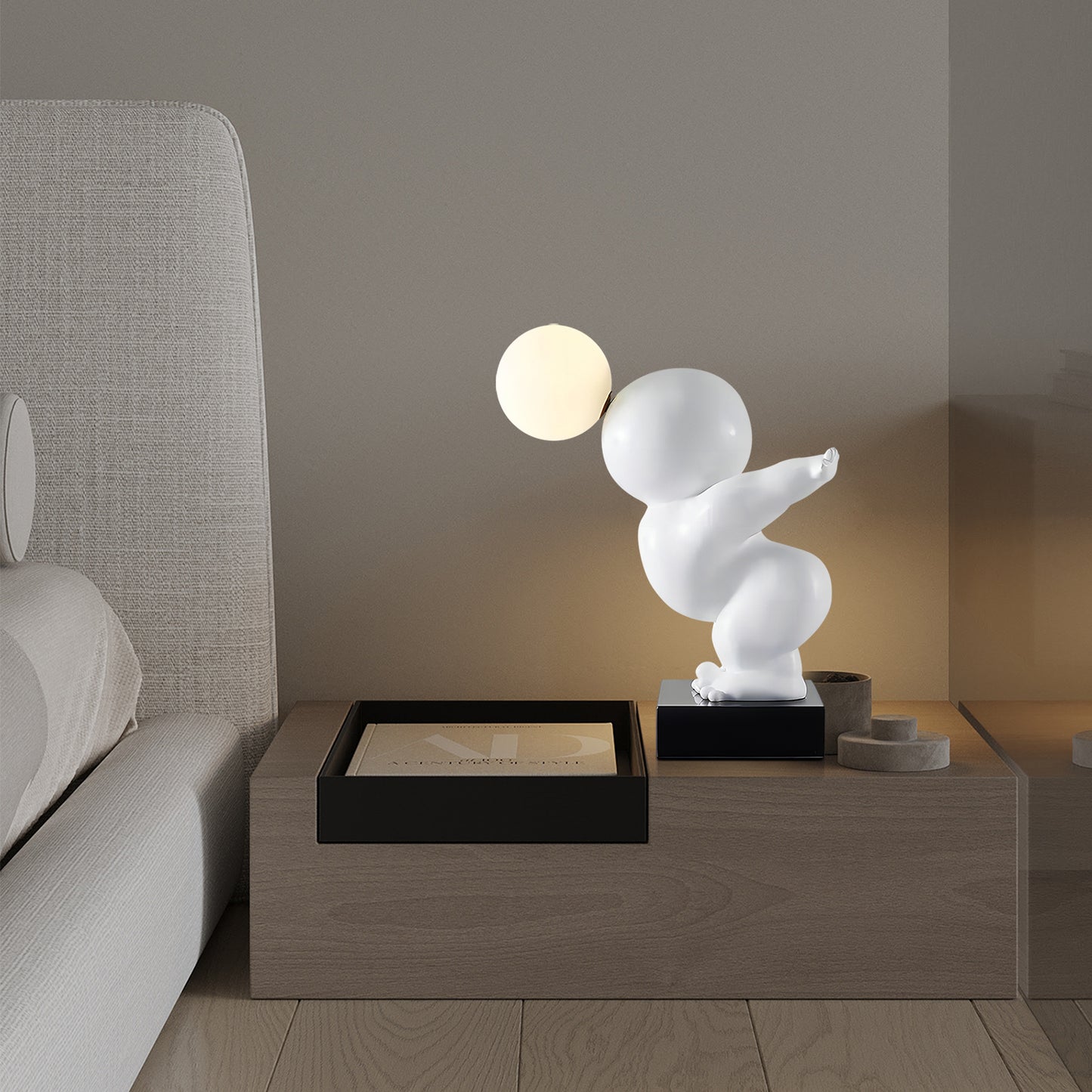 Bubble Figure Table Lamp