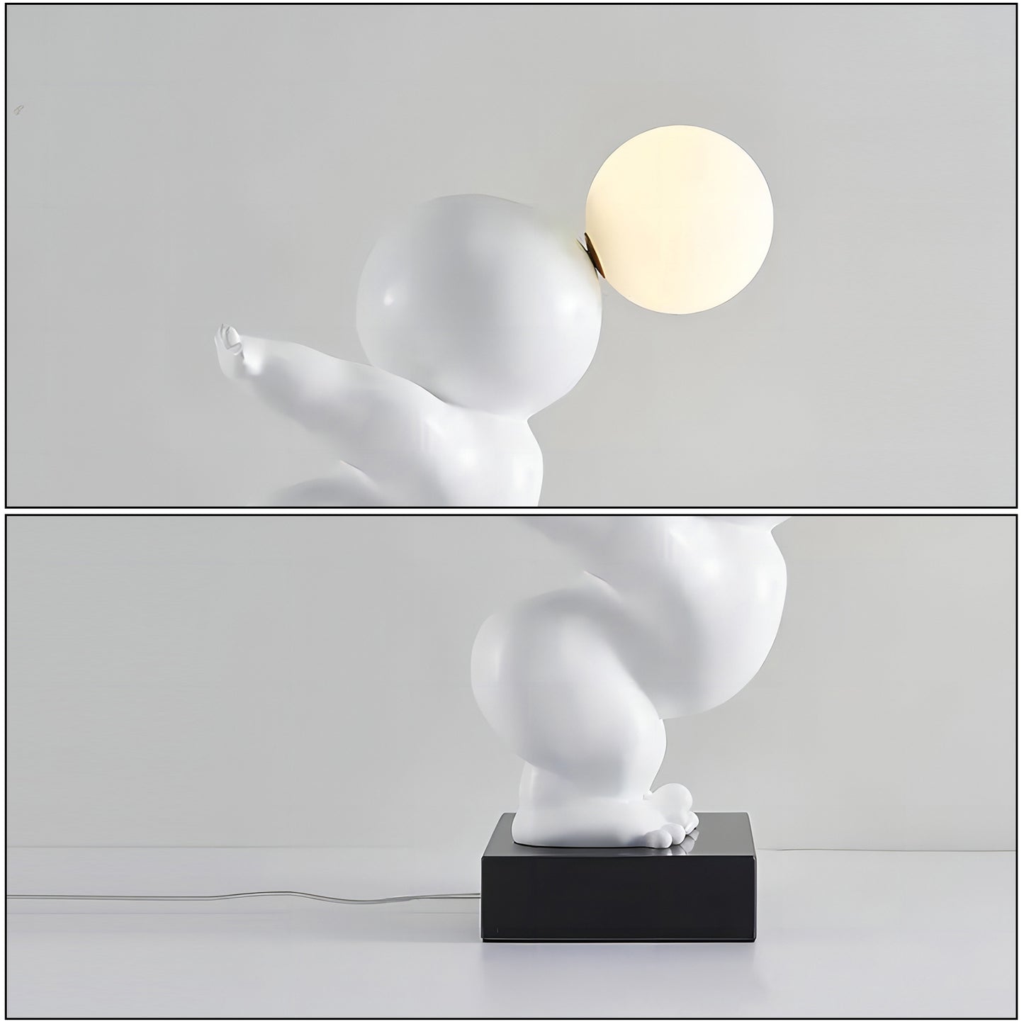 Bubble Figure Table Lamp