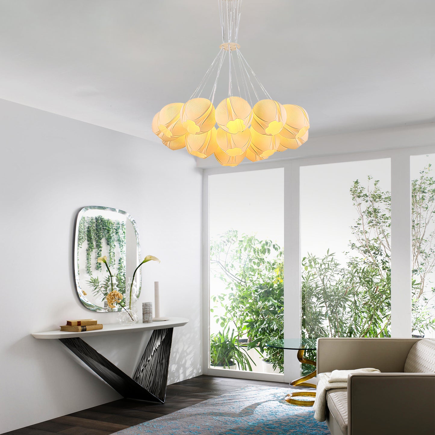 Bud Bouquet Chandelier