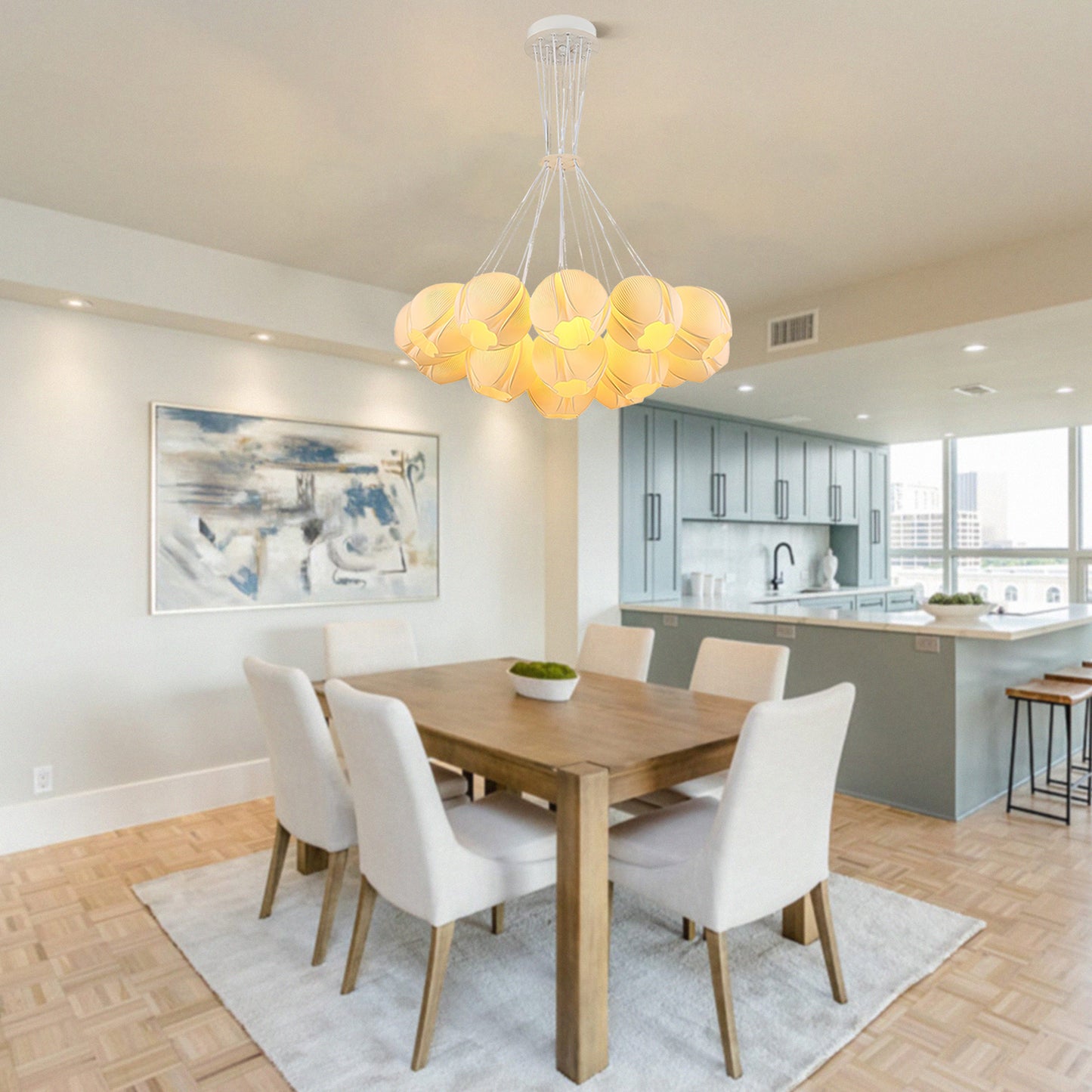 Bud Bouquet Chandelier