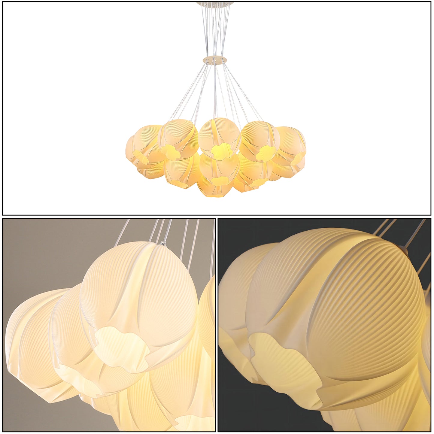 Bud Bouquet Chandelier