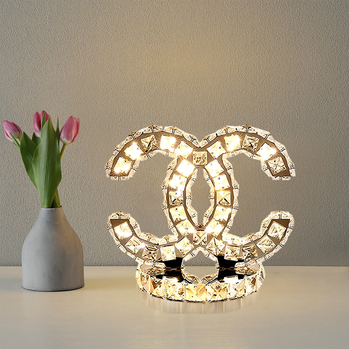 CC Crystal Table Lamp