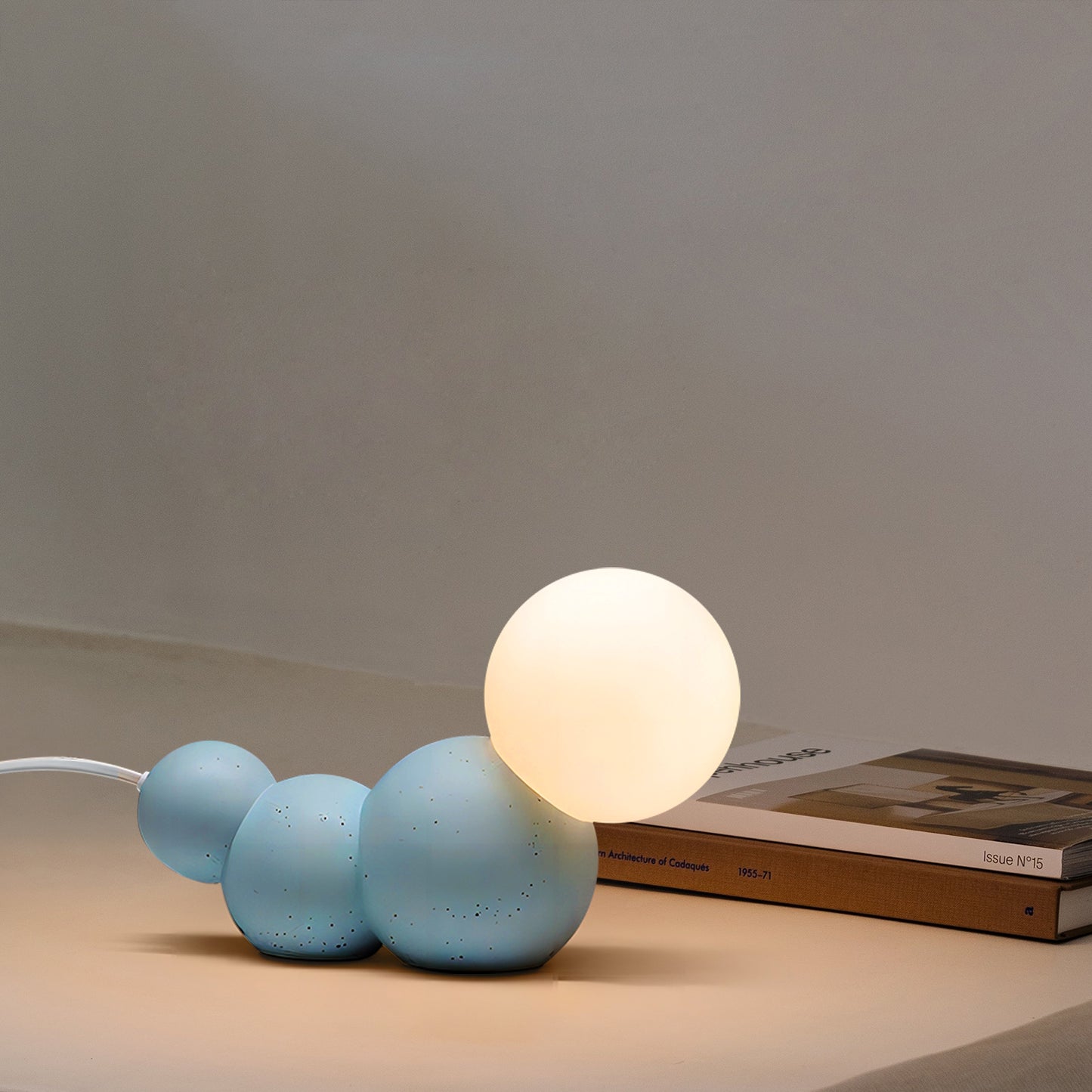 Caterpillar Resin Table Lamp