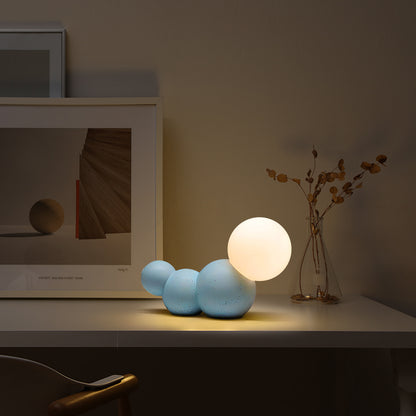 Caterpillar Resin Table Lamp